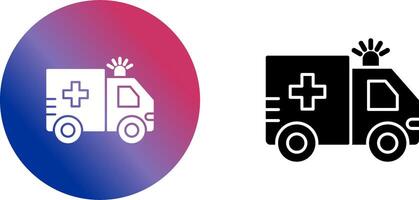 Ambulance Icon Design vector