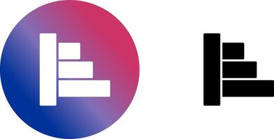 Object Alignment Icon Design vector