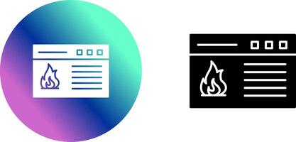 Fire Icon Design vector