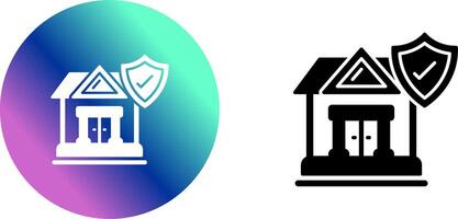 House Protection Icon Design vector