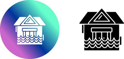 Natural Disaster Icon Design vector