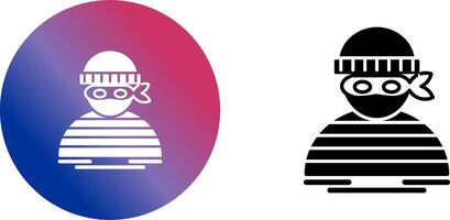 Thief Icon Design vector