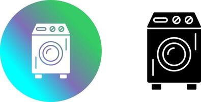 Washing Machine Icon Design vector