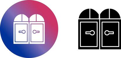 Door Icon Design vector