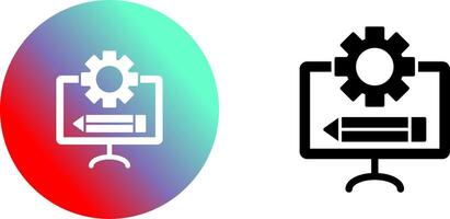 Blueprint Icon Design vector