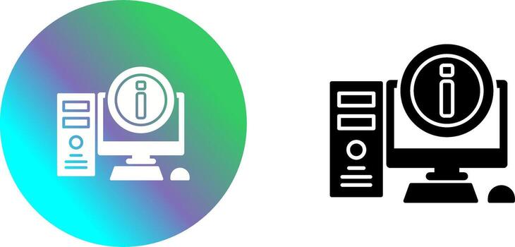 Computer Icon Design vector