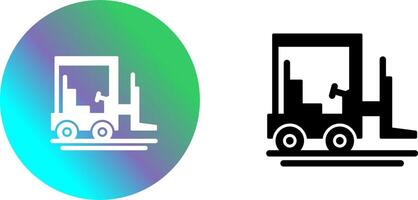 Forklift Icon Design vector