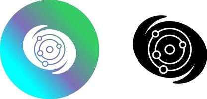 Galaxy Icon Design vector