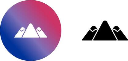 Mountain Icon Design vector