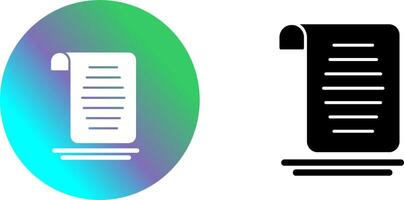 Document Icon Design vector