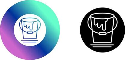 Paint Bucket Icon Design vector