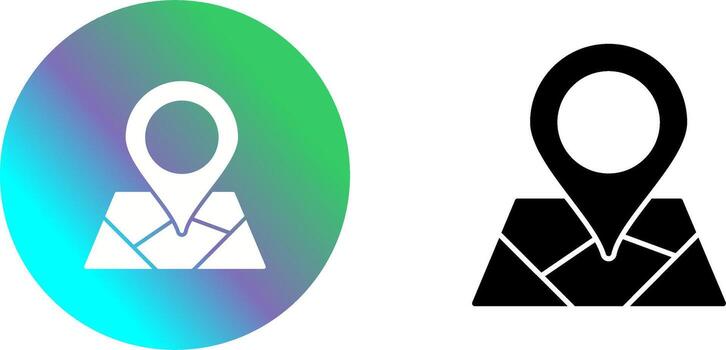 Map Icon Design vector