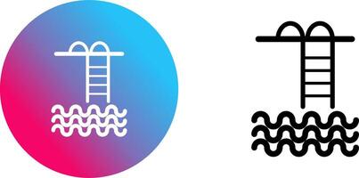 Swiming pool Icon Design vector