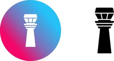 Control Tower Icon Design vector