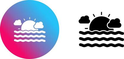 Sea Icon Design vector