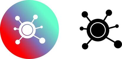 Molecule Icon Design vector