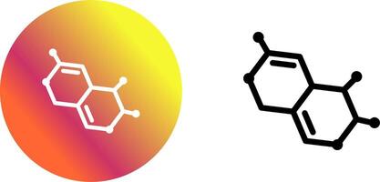 Molecule Icon Design vector