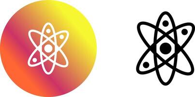 Atom Icon Design vector