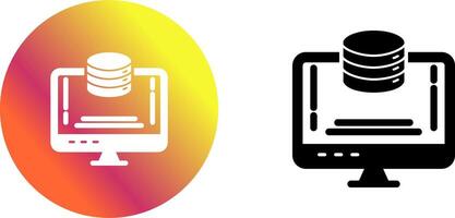 Data Storage Icon Design vector