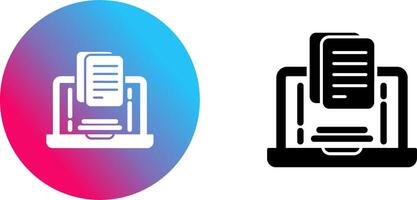 Document Icon Design vector