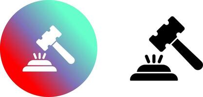 Gavel Icon Design vector