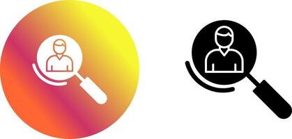 Magnifier Icon Design vector