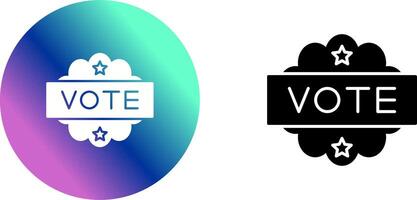 Vote Icon Design vector