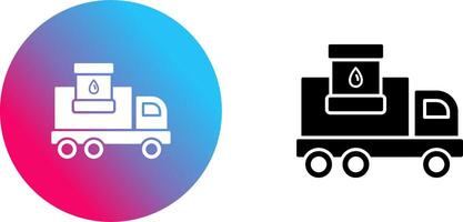 Fuel Truck Icon Design vector