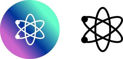 Atom Icon Design vector