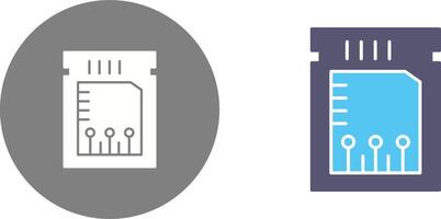 Unique Chip Icon Design vector