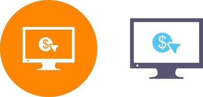 Unique Pay Per Click Icon Design vector