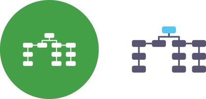 Unique Seo Structure Icon Design vector