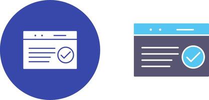 Unique QC Passed Icon Design vector