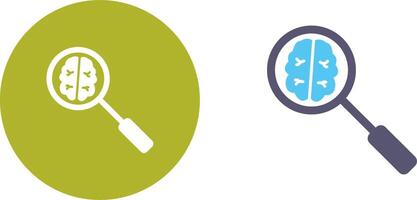 Unique Intelligent Search Icon Design vector