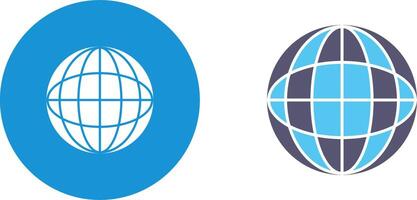 Globe Icon Design vector