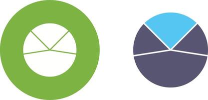 Pie Chart Analysis Icon Design vector