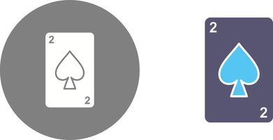 Spades Card Icon Design vector