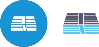 Pack of Bills Icon Design vector