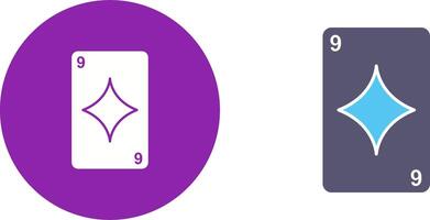 Diamonds Card Icon Design vector