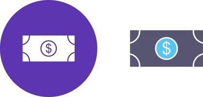 Dollar Bill Icon Design vector