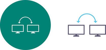 Unique Connected Systems Icon Design vector