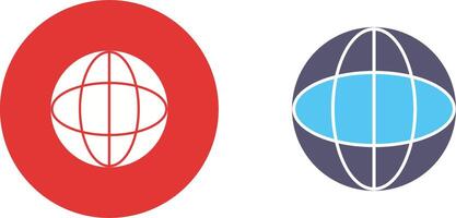 Unique Globe Icon Design vector
