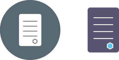 Unique Reports Icon Design vector