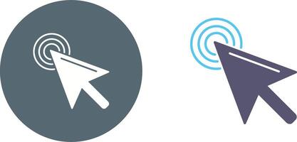 Unique Click Icon Design vector