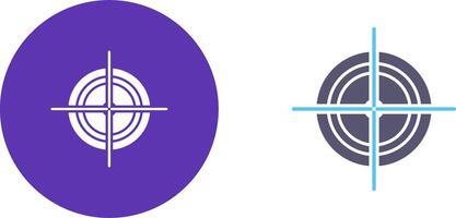 Unique Target Icon Design vector