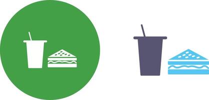 único almuerzo icono diseño vector