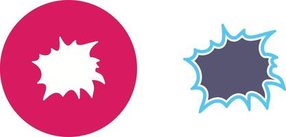 Unique Explosion Icon Design vector