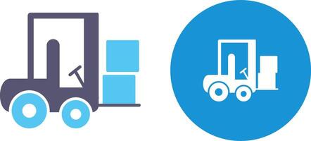 Forklifter Icon Design vector