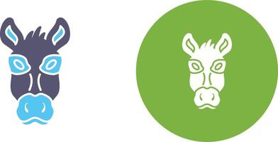 Donkey Icon Design vector