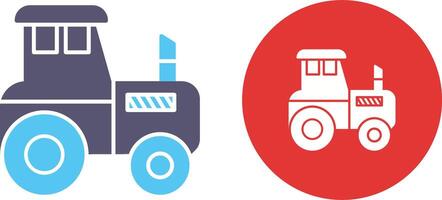 Tractor Icon Design vector